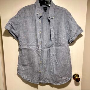 J. Crew Linen Shirt - Men's Medium
